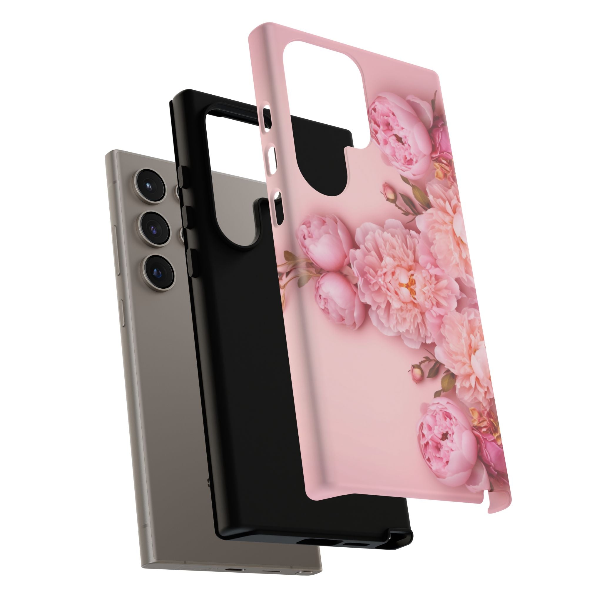 Pink Peony Phone Cases for Iphone and Android