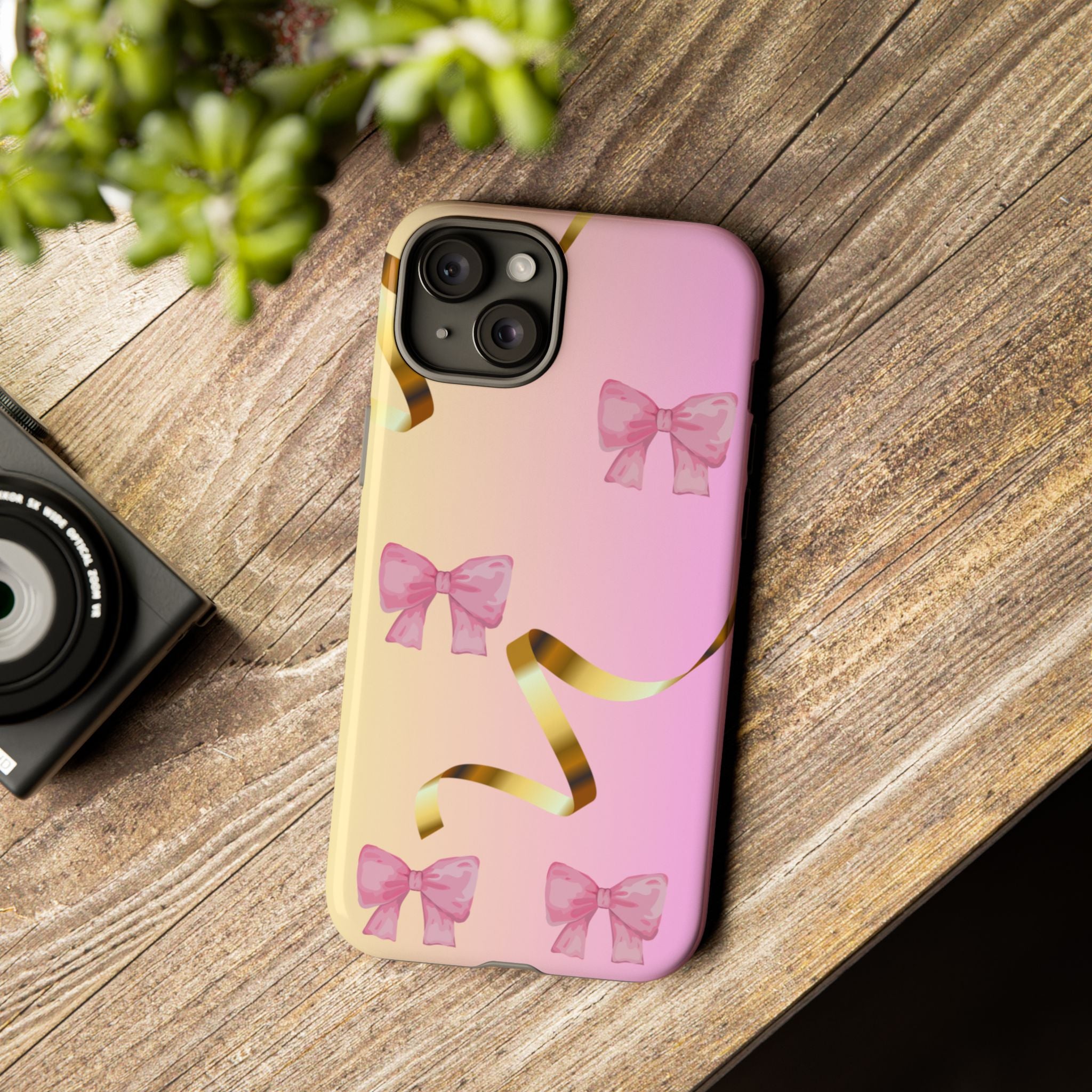 Pink Ribbon Phone Case for Iphone and Android