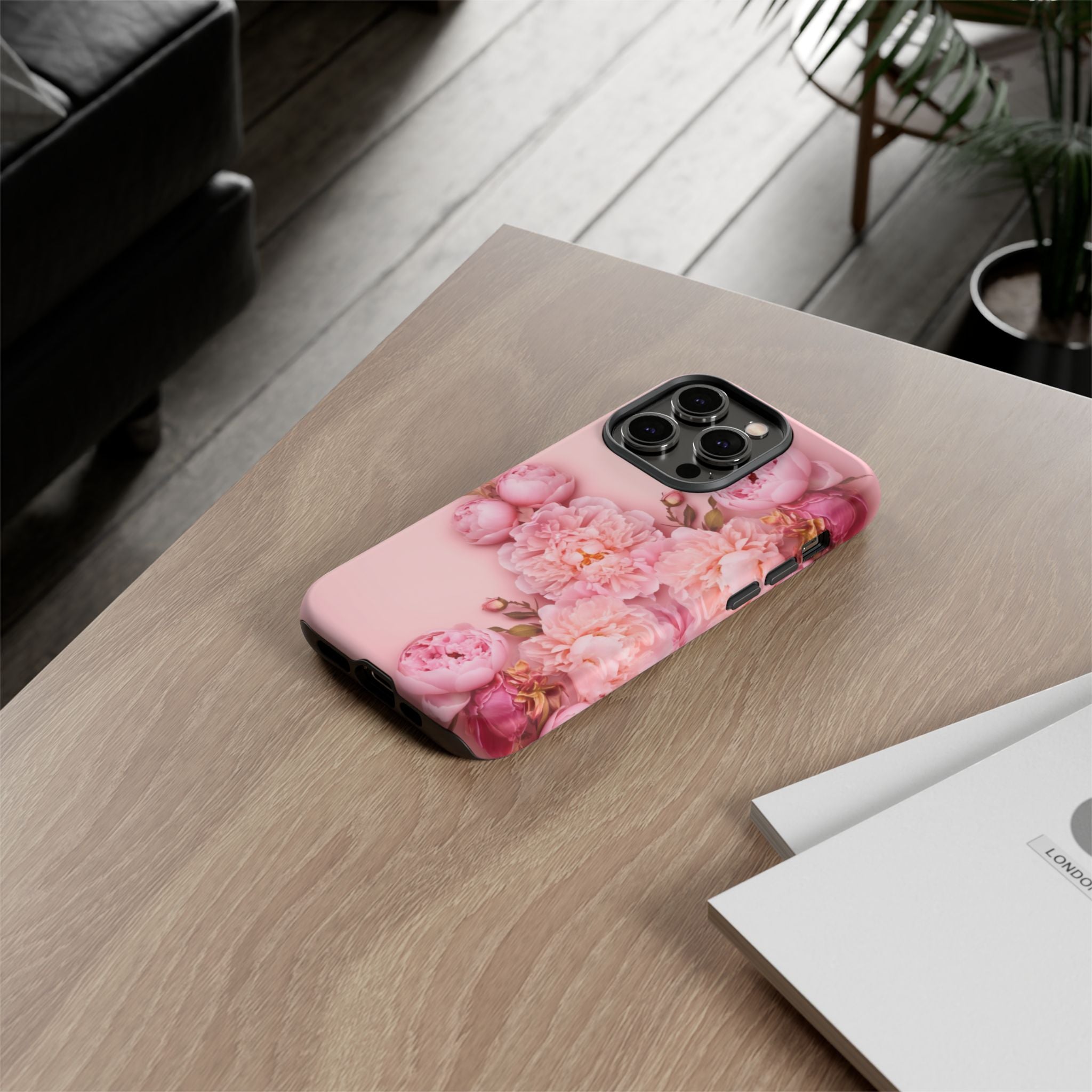 Pink Peony Phone Cases for Iphone and Android