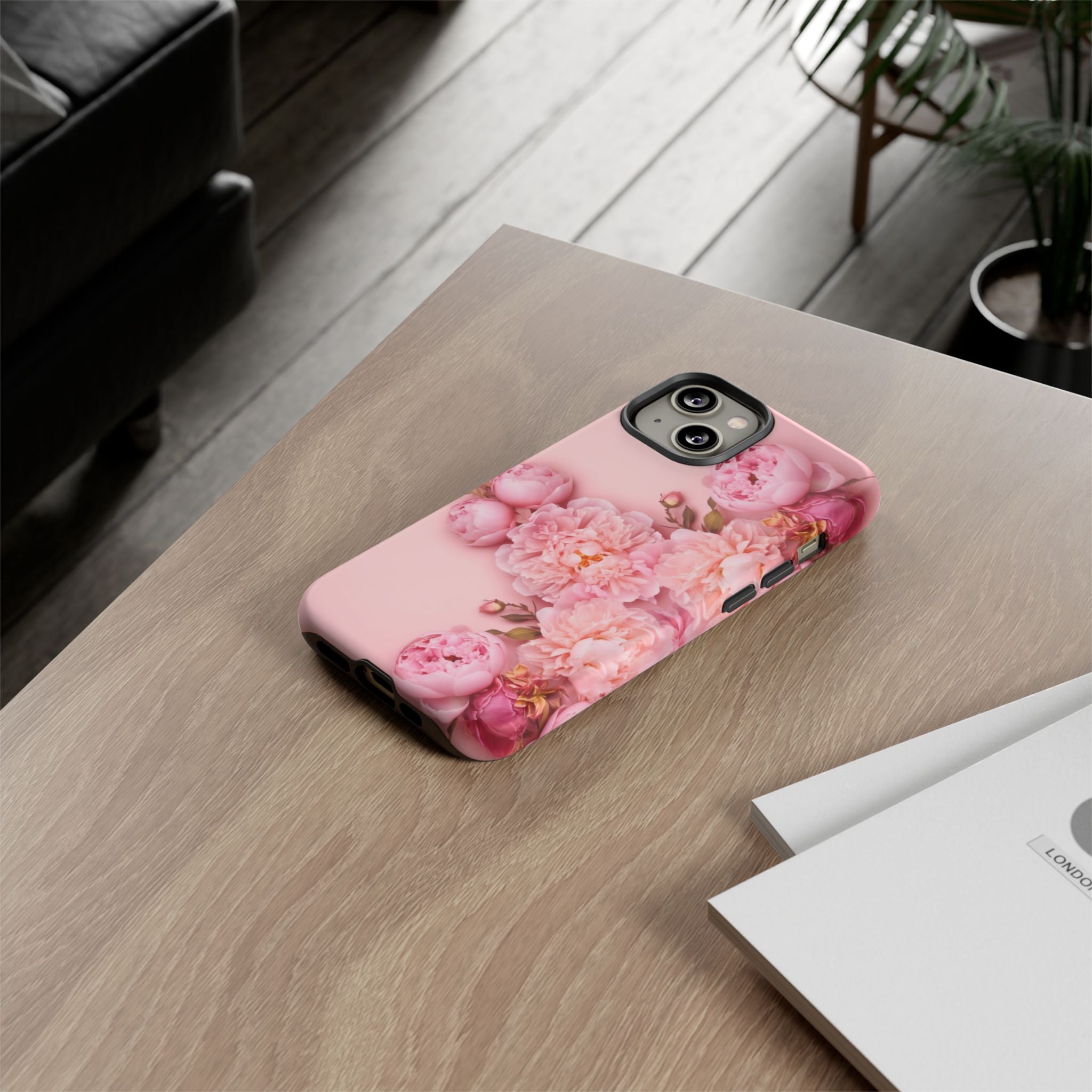 Pink Peony Phone Cases for Iphone and Android