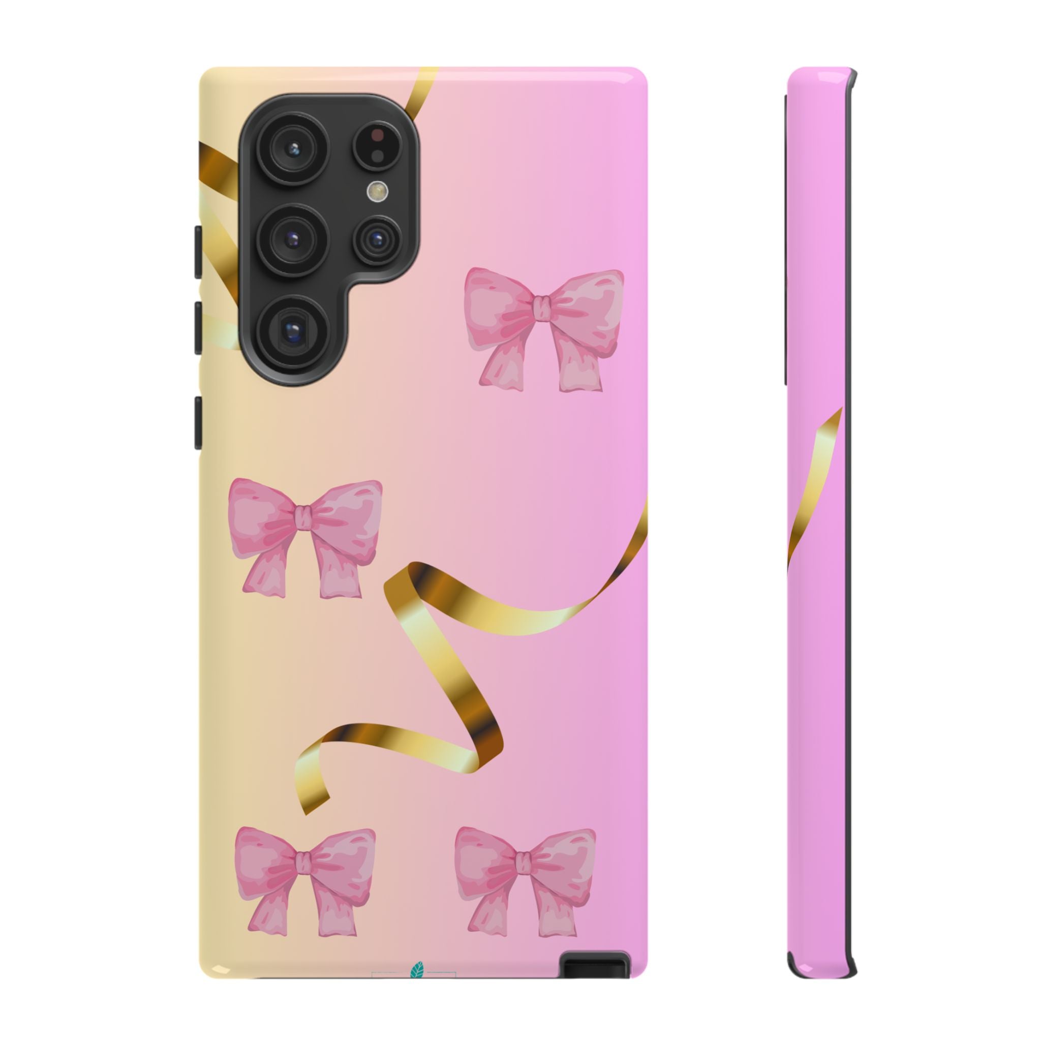 Pink Ribbon Phone Case for Iphone and Android