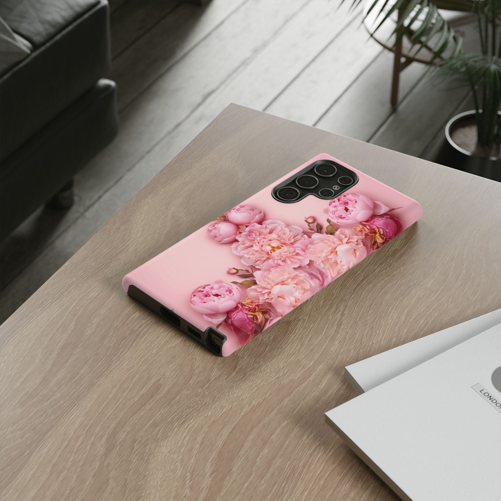 Pink Peony Phone Cases for Iphone and Android