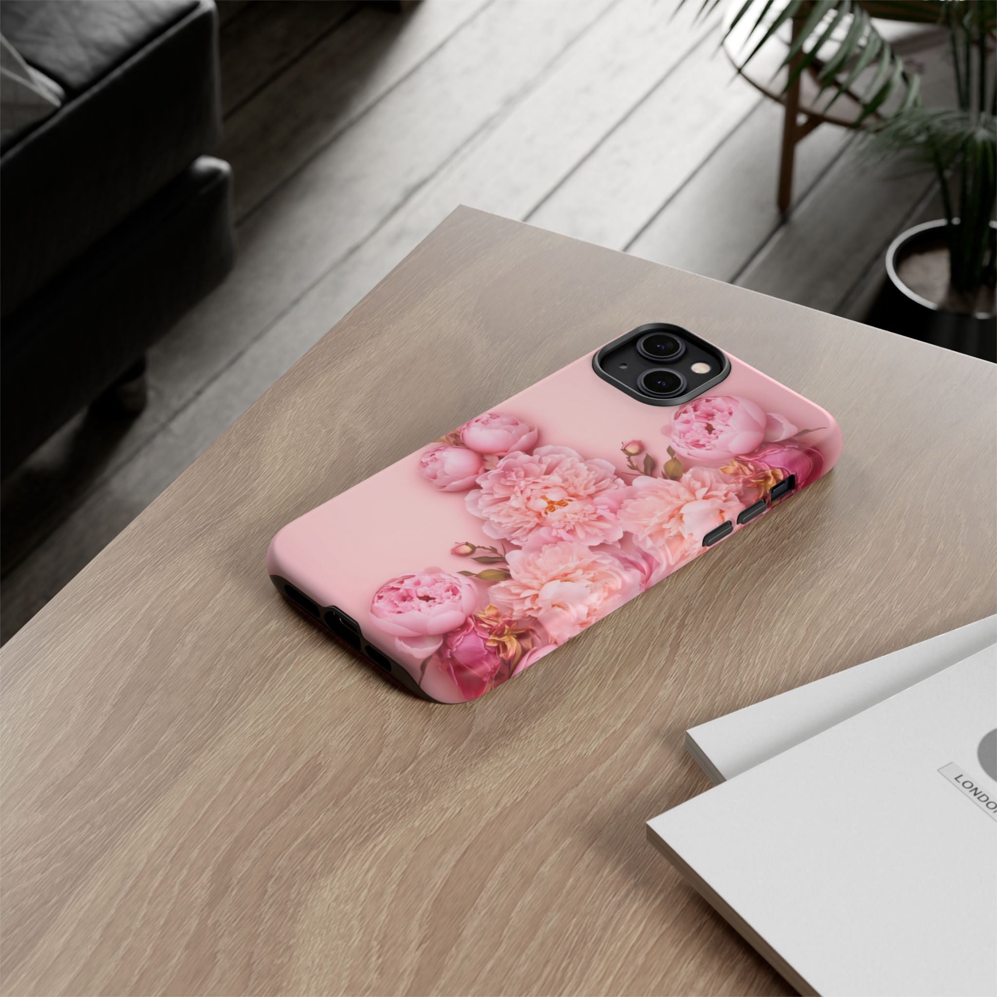Pink Peony Phone Cases for Iphone and Android