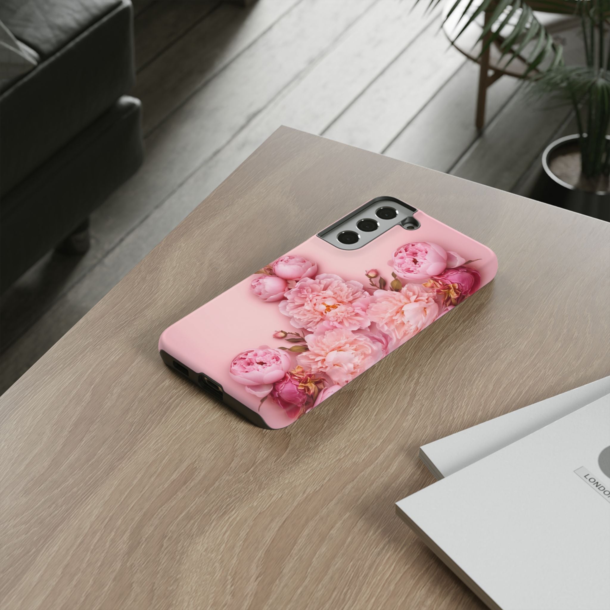 Pink Peony Phone Cases for Iphone and Android