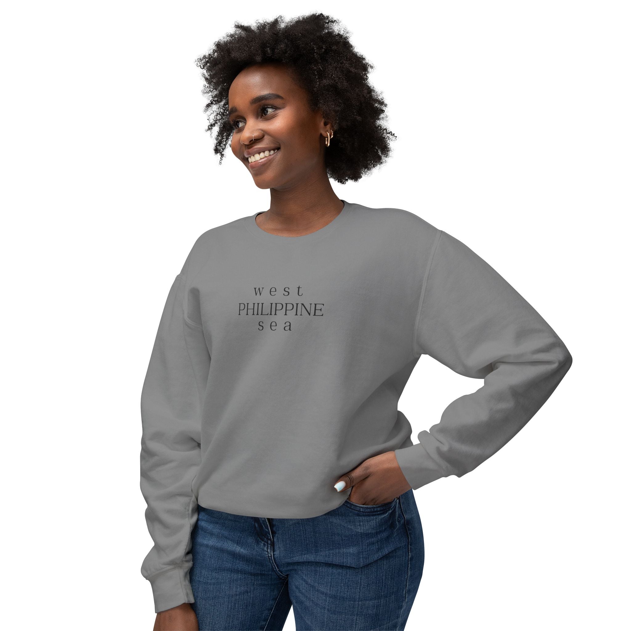 West Philippine Sea, Lightweight Crewneck Sweatshirt, Unisex