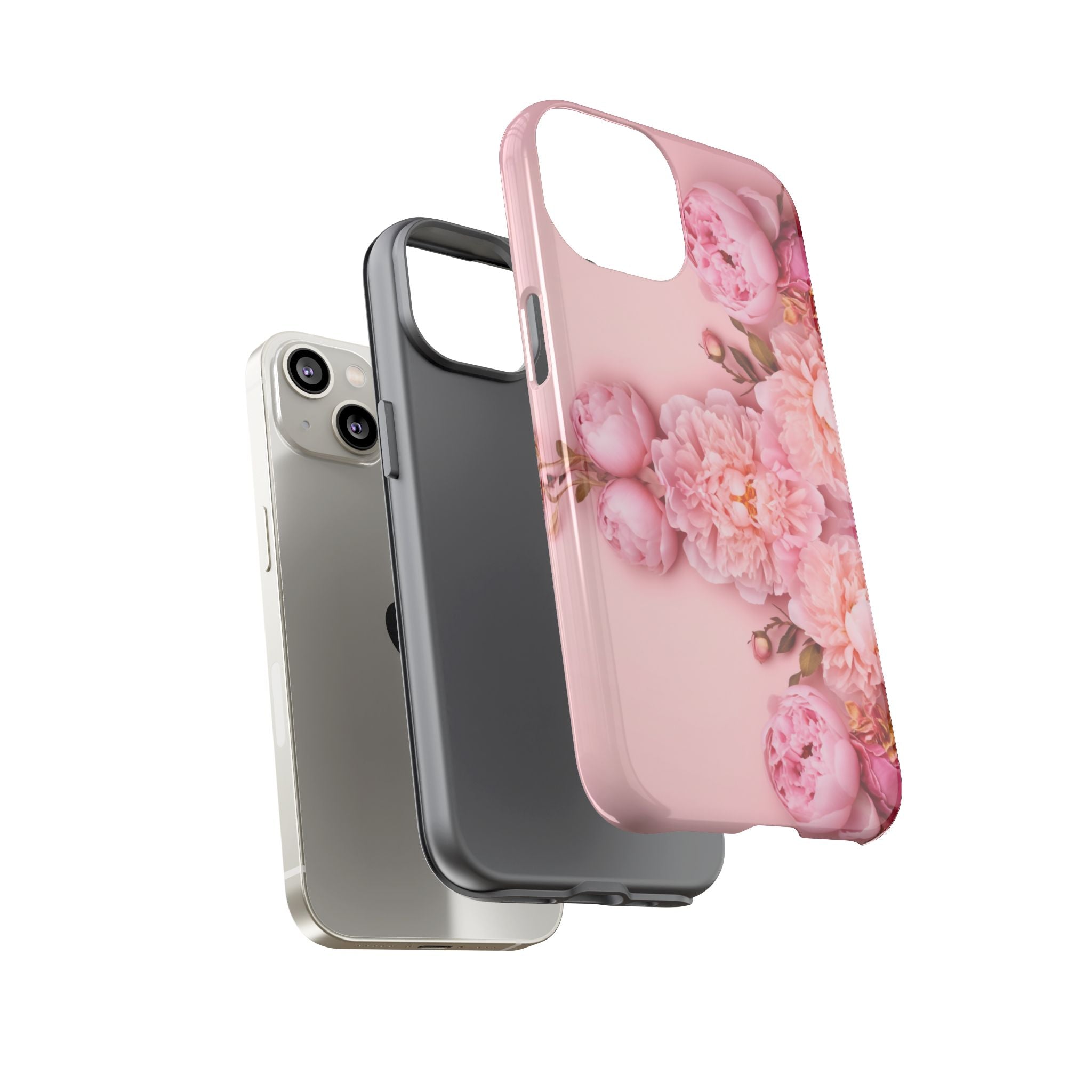 Pink Peony Phone Cases for Iphone and Android