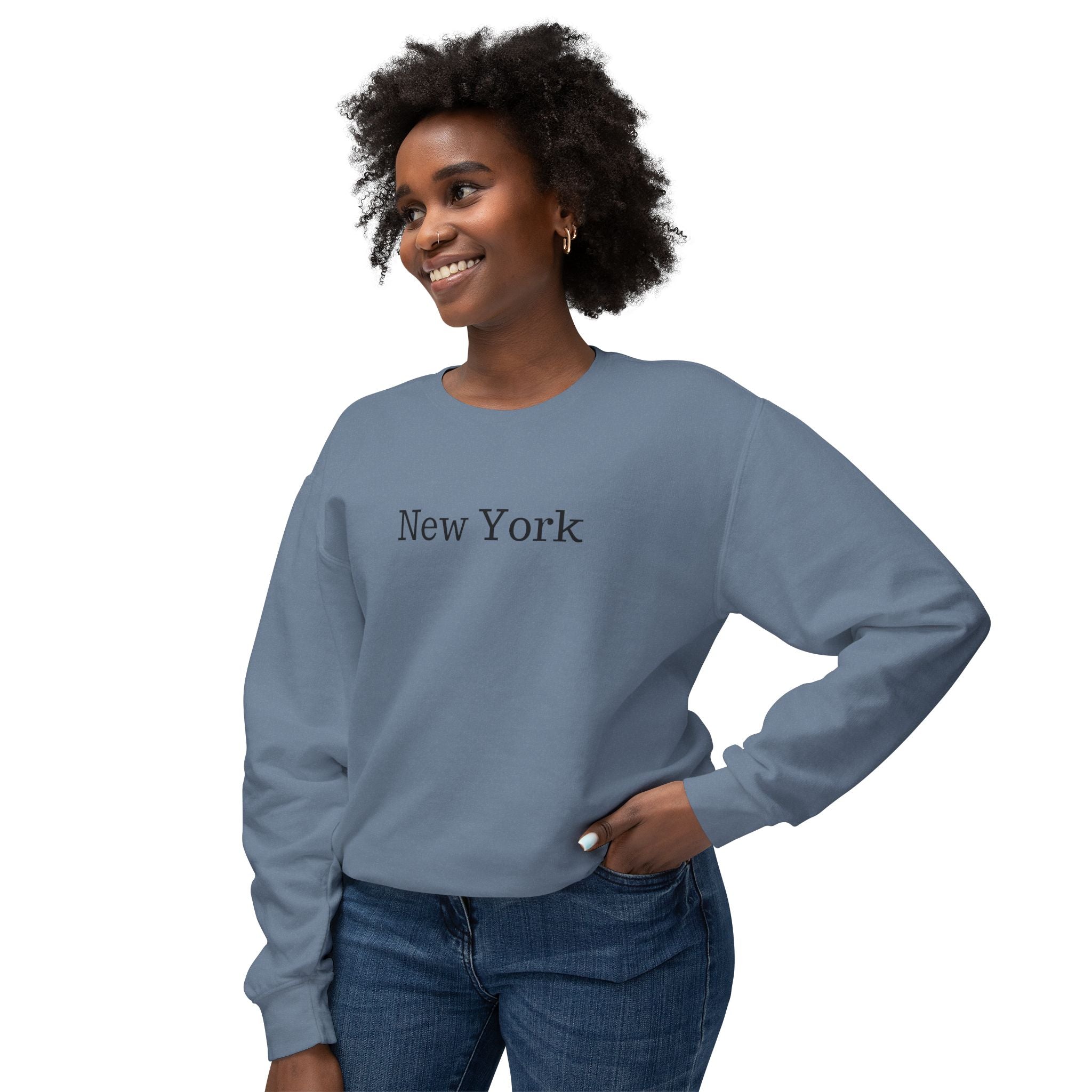 New York Lightweight Crewneck Sweatshirt, Unisex