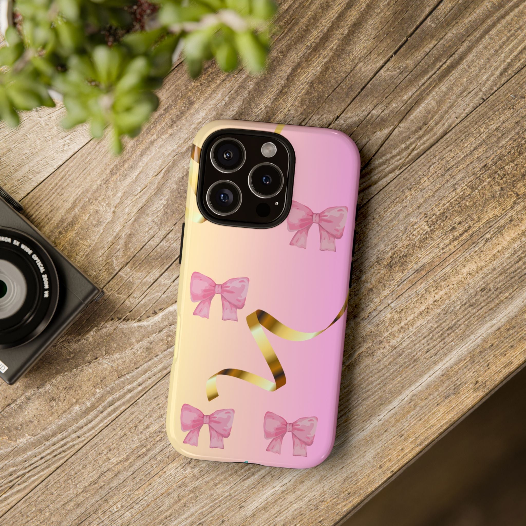 Pink Ribbon Phone Case for Iphone and Android