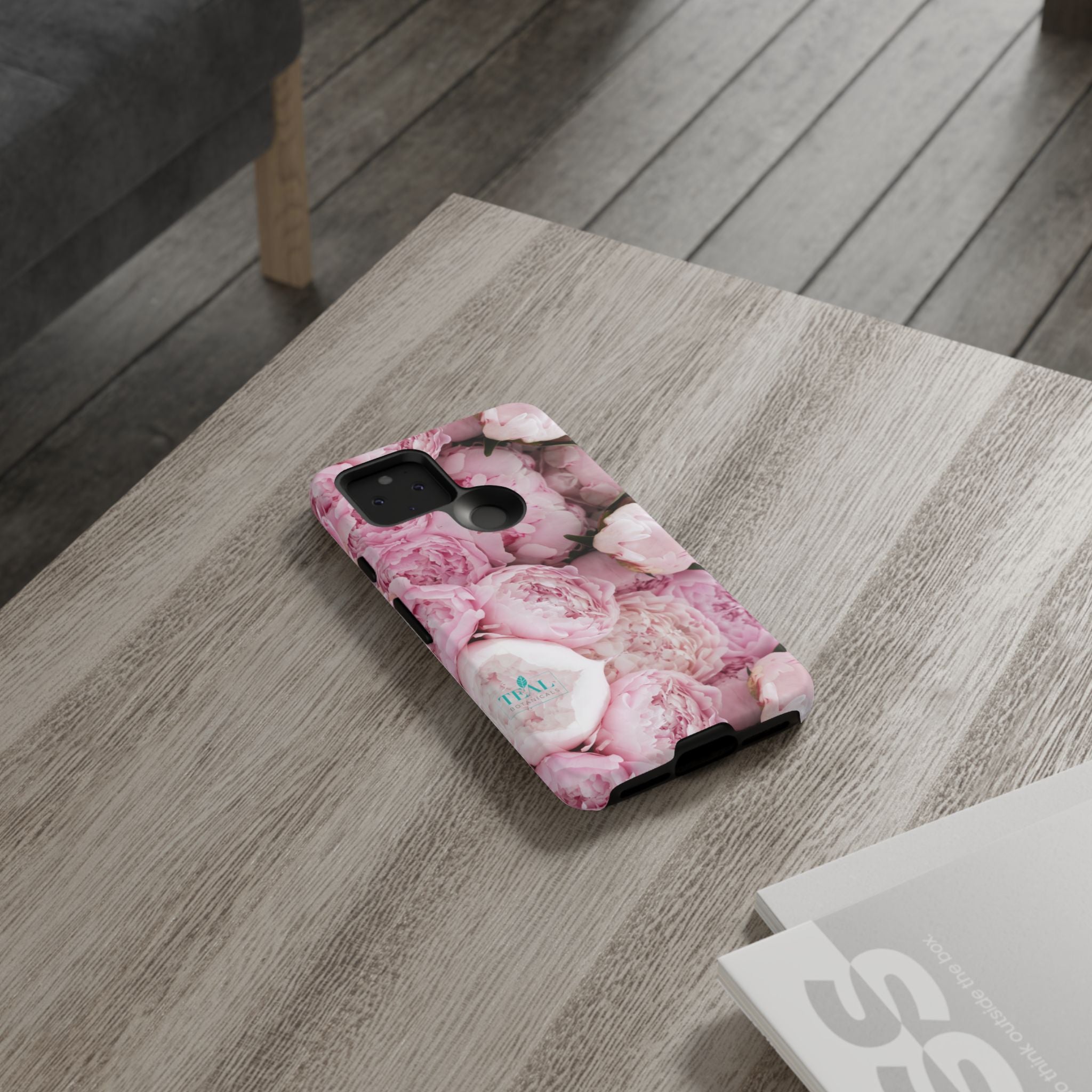Pink Peonies Bouquet Phone Case Iphone and Android