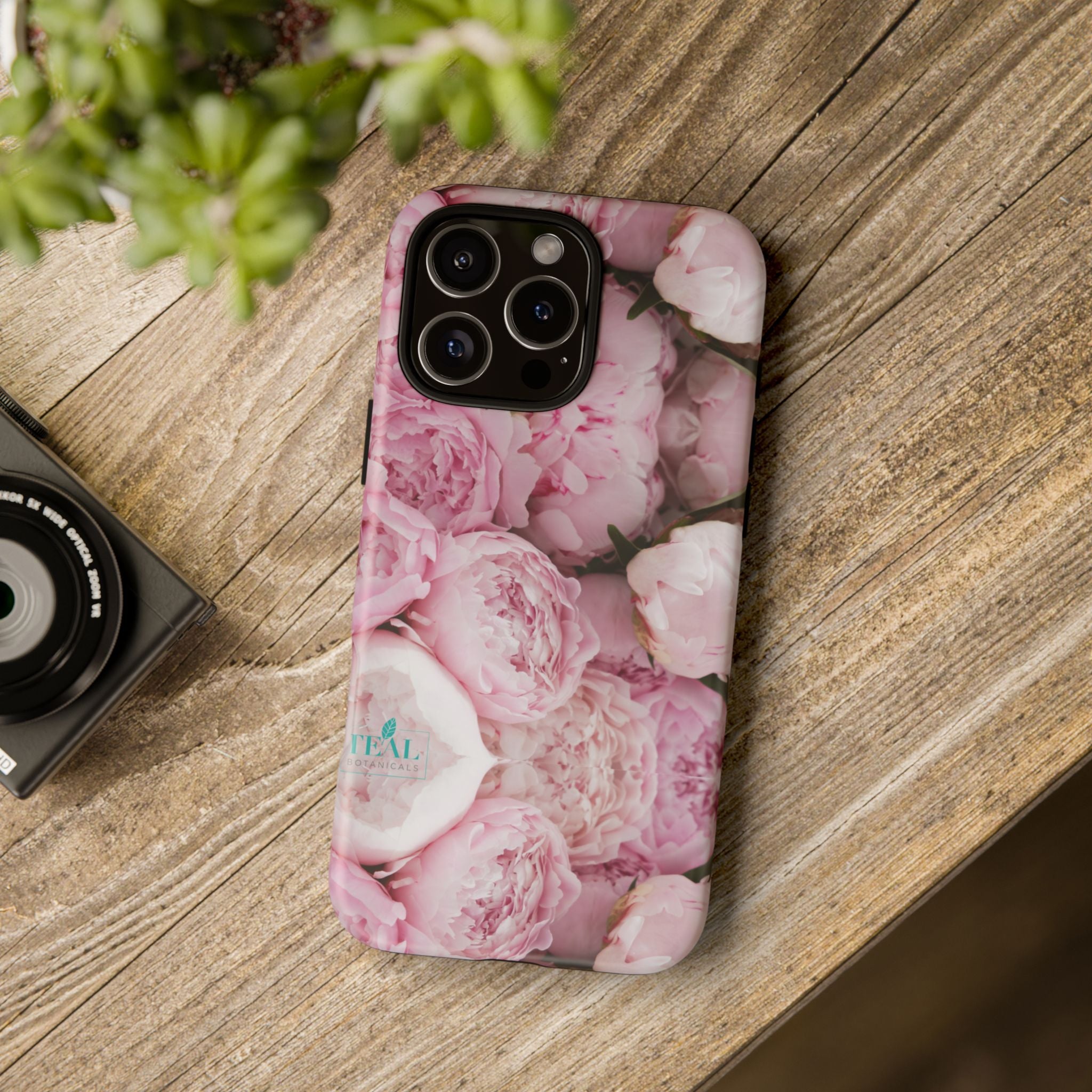 Pink Peonies Bouquet Phone Case Iphone and Android