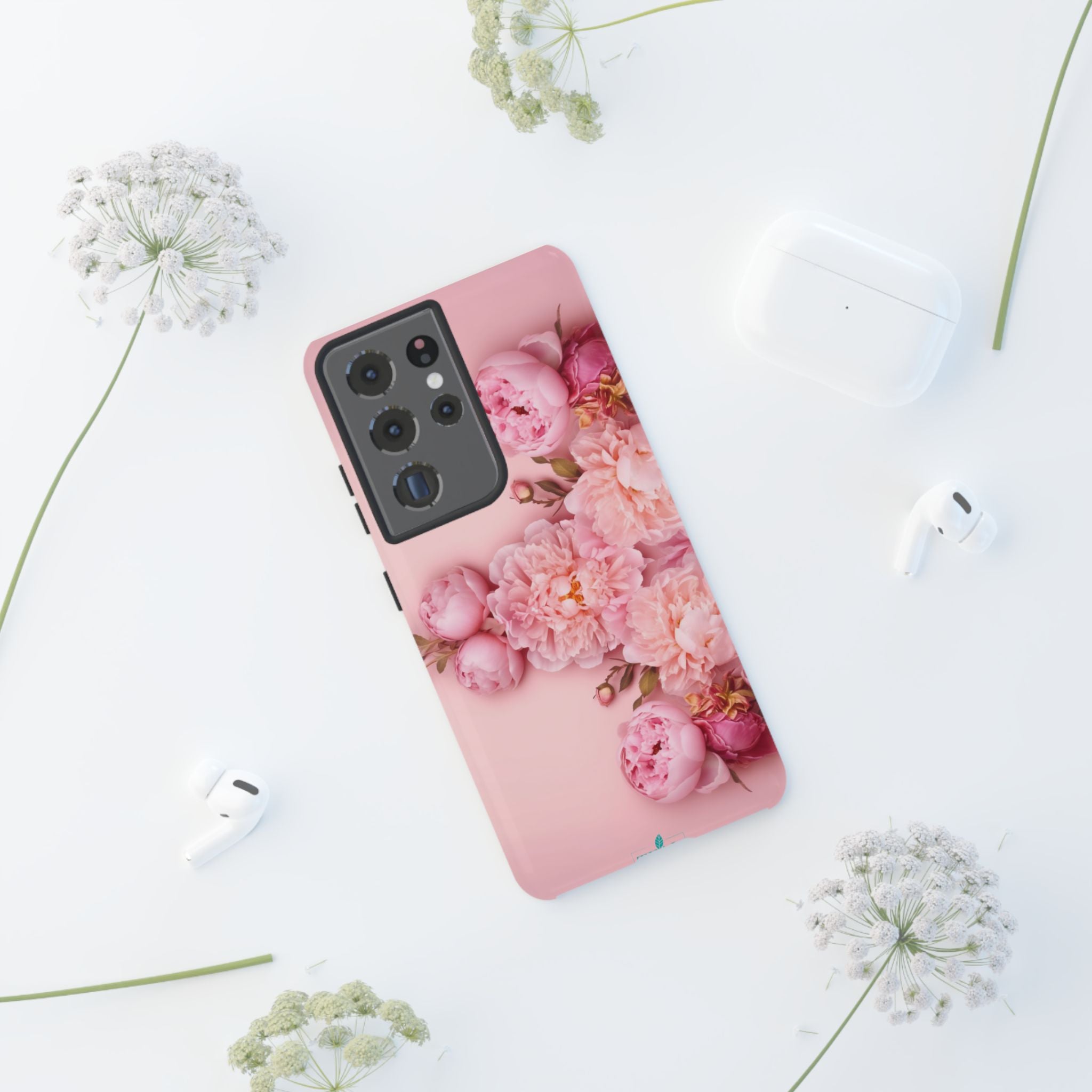 Pink Peony Phone Cases for Iphone and Android